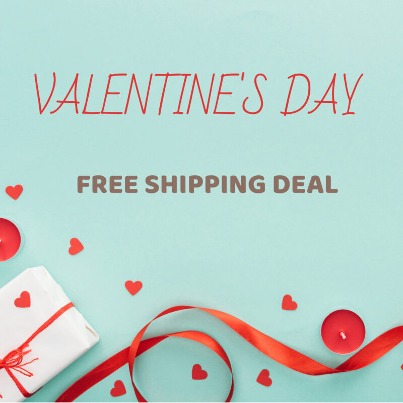 Valentine's day free shipping deal