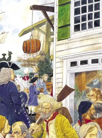 Развороты книги Ричарда Платта "Пиратский дневник"